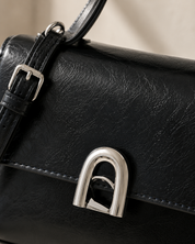 The Kensington Structured Handbag – Black