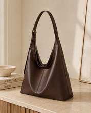 The Kensington Sculptural Hobo – Dark Chocolate