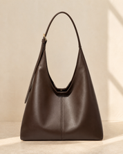 The Kensington Chocolate Hobo Bag | Elegant Everyday Shoulder Bag