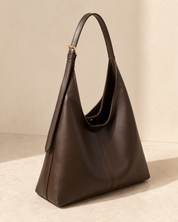The Kensington Chocolate Hobo Bag | Elegant Everyday Shoulder Bag