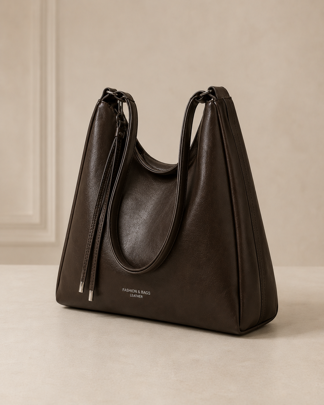 Kensington Dark Brown Shoulder Tote Bag