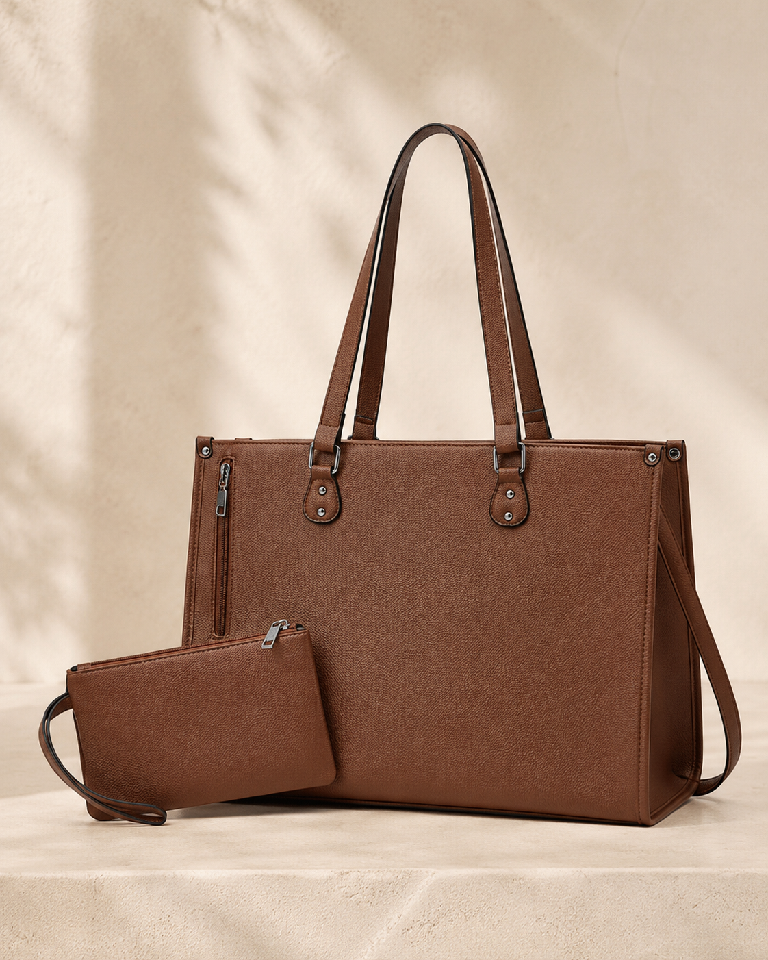 The Windsor Market Tote – Insulated Everyday Travel Bag in Cognac