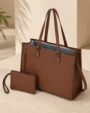 The Windsor Market Tote – Insulated Everyday Travel Bag in Cognac