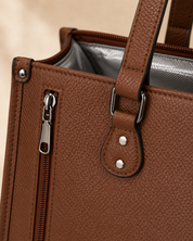 The Windsor Market Tote – Insulated Everyday Travel Bag in Cognac