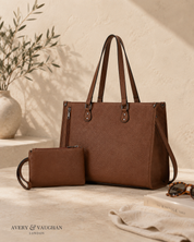 The Windsor Market Tote – Insulated Everyday Travel Bag in Cognac