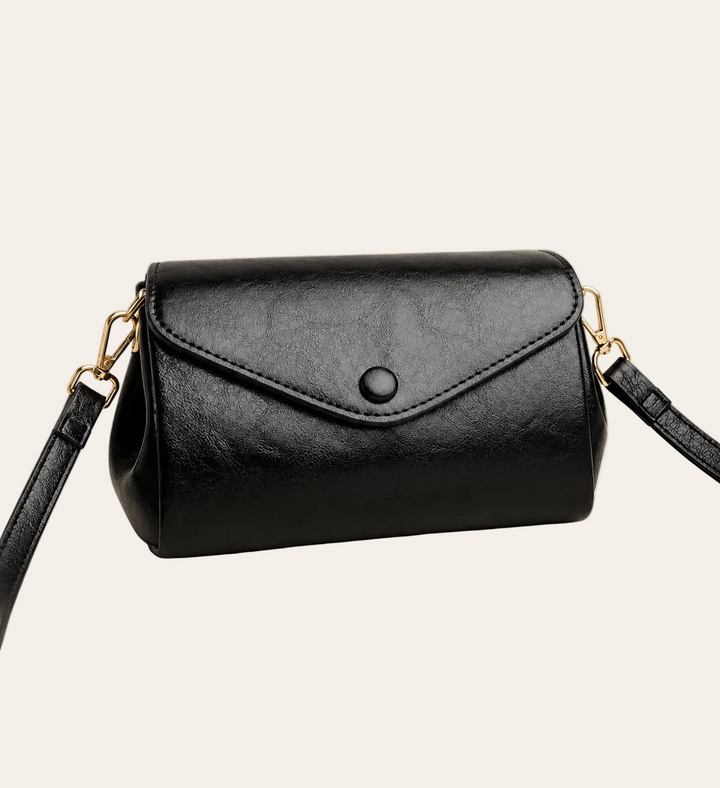 The Kensington Envelope Crossbody – Timeless Black Crossbody Bag