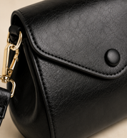 The Kensington Envelope Crossbody – Timeless Black Crossbody Bag