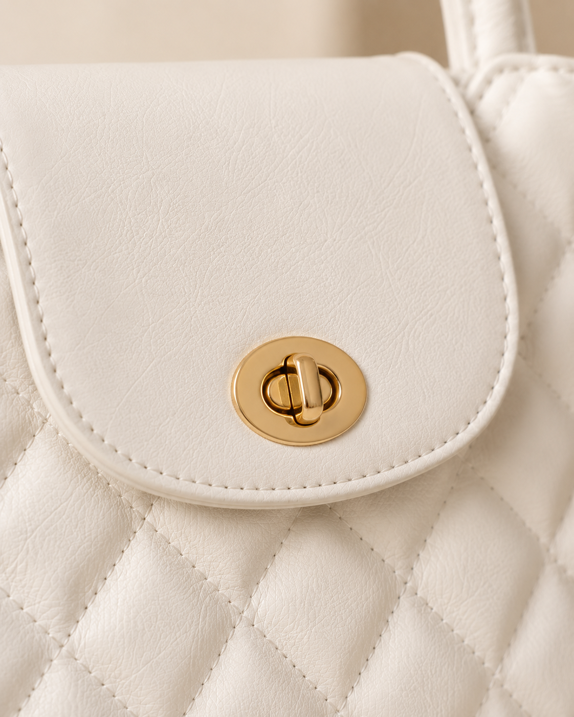 The Kensington Quilted Top Handle Bag | Elegant Structured Handbag