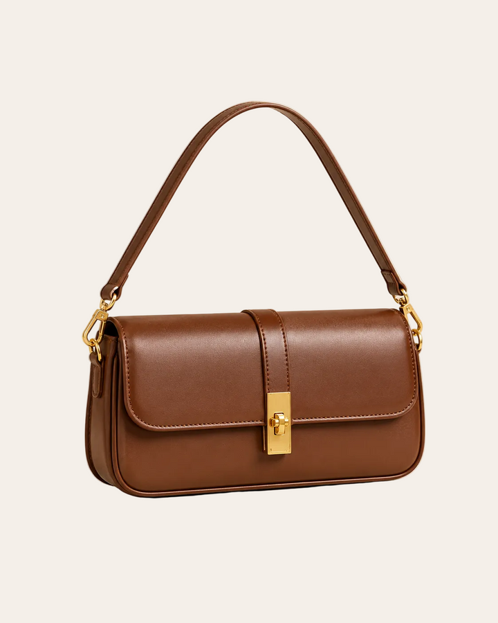 The Kensington Shoulder Bag – Cognac Brown