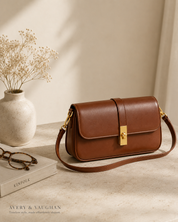 The Kensington Shoulder Bag – Cognac Brown