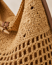 The Capri Woven Carryall | Natural Raffia-Style Shoulder Tote