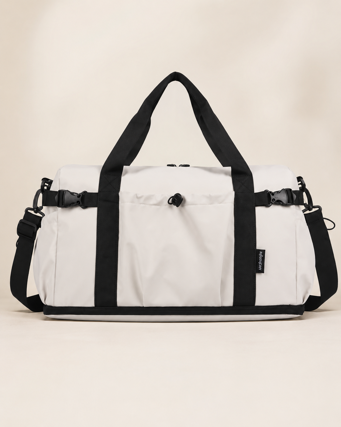The Kensington Weekend Duffel – Cream Travel Carryall