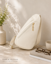 The Kensington Ivory Sling Crossbody Bag