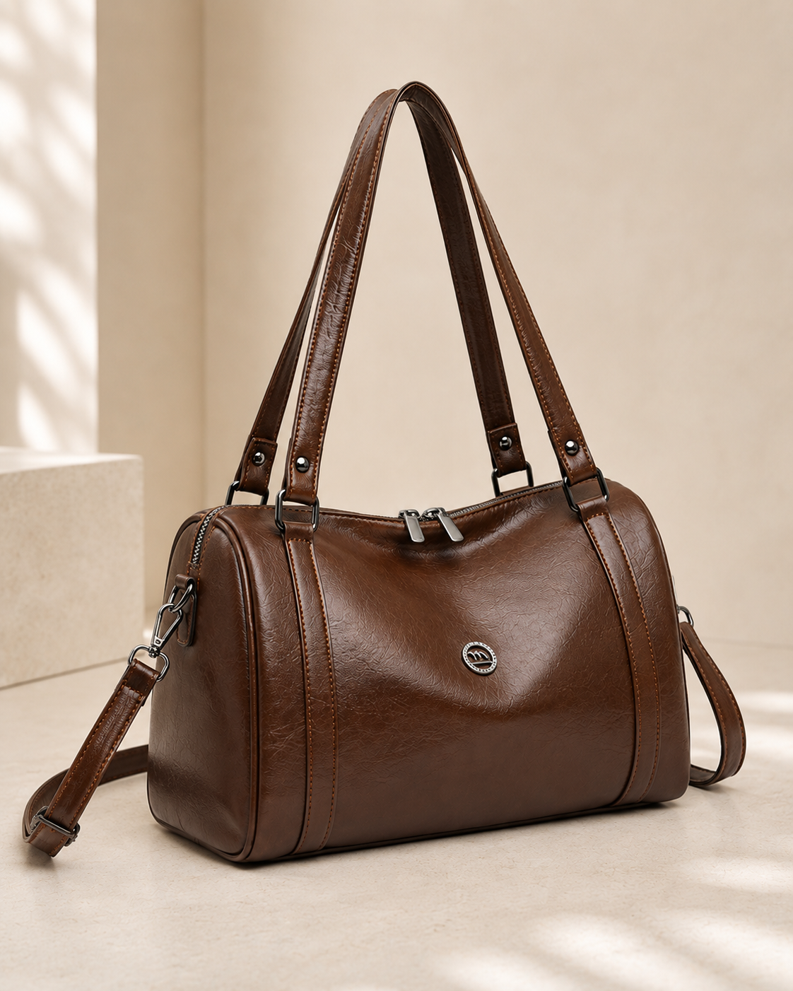 The Kensington Weekender Bag – Chocolate Brown Travel Carryall