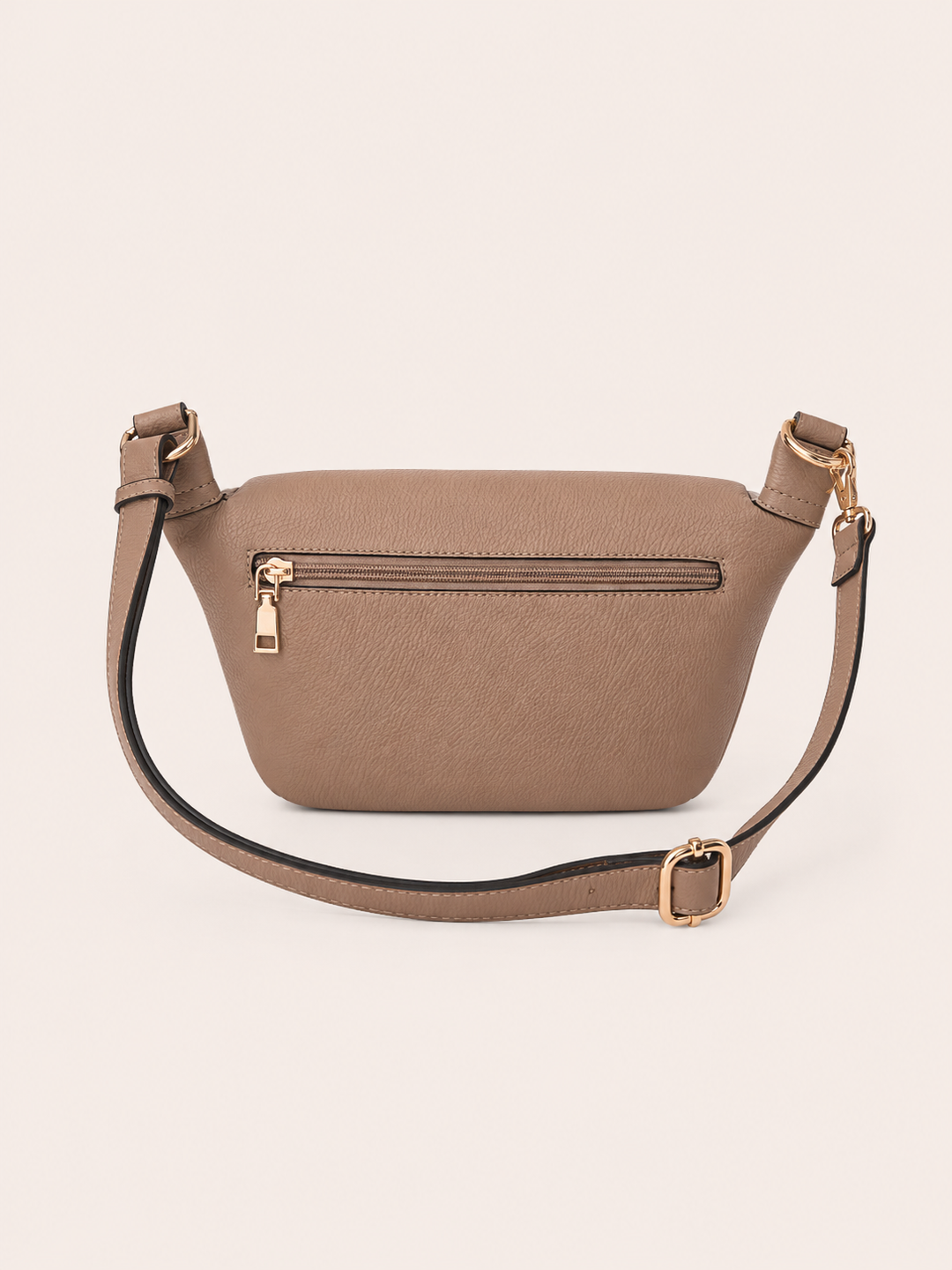 The Kensington Crescent Crossbody Bag - Mocha Mousse