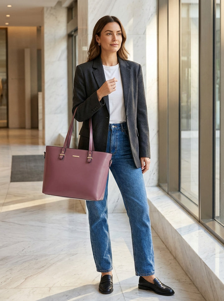 The Charlotte Tote – Elegant Everyday Carryall – lifestyle