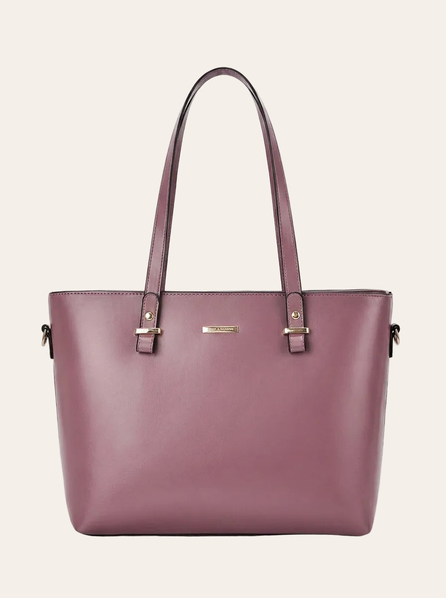 The Charlotte Tote – Elegant Everyday Carryall – front view